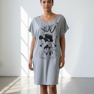 Disney NWOT Graphic Mickey Minnie Mouse Lounge Sleep Shirt Nightgown size 2X/3X